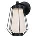 Westinghouse 63736 - 12W LED Wall Matte Blk w/Frosted Gls Outdoor Sconce LED Fixture