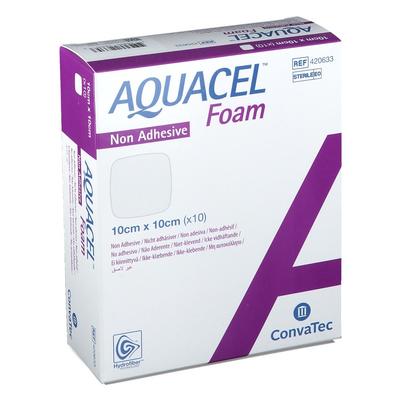 Aquacel Foam nicht adhäsiv 10x10 cm Verband 10 St Image