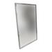 Brey-Krause Commercial Modern & Contemporary Bathroom/Vanity Mirror Metal in White | 36 H x 24 W x 0.625 D in | Wayfair T-1024-36-SS