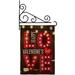 Breeze Decor Lightful Valentine Love 2-Sided Burlap 19 x 13 in. Garden Flag in Black/Red | 18.5 H x 13 W x 0.1 D in | Wayfair