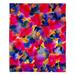 East Urban Home Floral Color I Fleece Soft Sherpa Blanket Microfiber/Fleece/Microfiber/Fleece | 51 W in | Wayfair F6BE73CBFFF34403B08BDD97F8A9E5C4