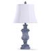 Ophelia & Co. Nasim 31" Table Lamp Resin/Linen/Fabric in Blue/Brown/White | 30.5 H x 4 W x 6 D in | Wayfair 9A8C363083B44A14AB5F570F63448FBD