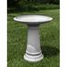 Campania International Birdbath Ceramic in White | 24 H x 20.5 W x 20.5 D in | Wayfair 6802-0101