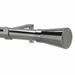 Ebern Designs Epes 1.13"D Single Curtain Rod Metal in Gray | 3 H x 72 W x 6 D in | Wayfair EDA4CCDE84864208A27ECF9F672F274B