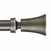 Charlton Home® Fusco 1.13" Single Curtain Rod Metal in Brown | 3 H x 120 W x 6 D in | Wayfair 8FFB7F50A4BE4BECB9F625EEDB447F54