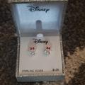 Disney Accessories | Children's Earrings | Color: Red/Silver | Size: Osg