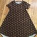 Lularoe Dresses | Carly Dress | Color: Brown | Size: Xs