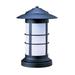 Arroyo Craftsman Newport Outdoor 1-Light Pier Mount Light in Brown | 19.25 H x 13.75 W x 13.75 D in | Wayfair NC-14LRM-AC