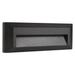 ABBA Lighting USA STA04 Low Voltage Hardwired LED Step Light Aluminium/Metal in Black | 3 H x 9 W x 1 D in | Wayfair STA04BL