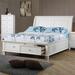 Lark Manor™ Aivry Full Storage Bed Wood in Brown/Green/White | 52.25 H x 58 W x 89.75 D in | Wayfair F277735BC6B240D7803290DA82D83B8B