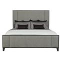 Bernhardt Linea Low Profile Standard Bed Wood & /Upholstered/Polyester in Brown | 68 H x 66.75 W x 90 D in | Wayfair K1101
