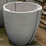 Campania International Concept Pot Planter Concrete in Green | 14.75 H x 15.25 W x 15.25 D in | Wayfair P-835-VE