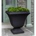 Campania International Trowbridge Cast Stone Urn Planter Concrete in Green | 14.25 H x 13 W x 13 D in | Wayfair P-828-VE