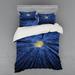 East Urban Home Nature Duvet Cover Set Microfiber in Blue | Queen Duvet Cover + 3 Additional Pieces | Wayfair 60C0C9BF55A94CAFB54B29B87B6340E3