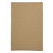 White 60 x 0.5 in Area Rug - Charlton Home® Glasgow Braided Cuban Sand Area Rug Polypropylene | 60 W x 0.5 D in | Wayfair