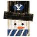 Fan Creations NCAA Snowman Head Decorative Accent Wood in Brown | 19 H x 16 W x 0.38 D in | Wayfair C0921L-BYU