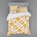 East Urban Home Duvet Cover Set Microfiber in Yellow | Queen Duvet Cover + 3 Additional Pieces | Wayfair 546D64B8DEB44FD9A20603D1AB6ED797