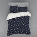 East Urban Home Dandelion Duvet Cover Set Microfiber in Blue | Queen Duvet Cover + 3 Additional Pieces | Wayfair 409A704395034DEFA0ECCD32F24FFA84