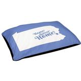 East Urban Home Sweet Allentown Outdoor Dog Pillow Metal in Blue | 6.5 H x 40 W x 30 D in | Wayfair C0D6F9E19B274594907F042DA052ECE3