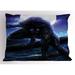 East Urban Home Wolf Fantasy World Sham Polyester | 20 H x 26 W x 0.1 D in | Wayfair 6CD47E1FC91A49E29F8BC1610F66DAB5