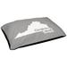 East Urban Home Virginia Beach Virginia Outdoor Dog Pillow Metal in Gray | 6.5 H x 40 W x 30 D in | Wayfair D1435F14E7B44D0A829A1B3EE0A6EF95