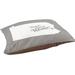 East Urban Home Sweet Allentown Indoor Dog Pillow Metal in Gray | 6.5 H x 40 W x 30 D in | Wayfair 7A0F63E5F0BA4F3B89F0104F113AC9C3