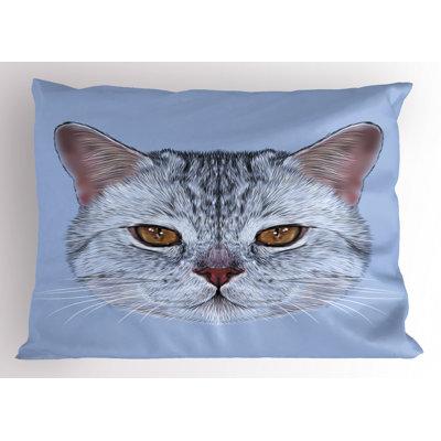 East Urban Home Cat Sham Polyester, Size 20.0 H x 26.0 W x 0.1 D in | Wayfair A35F5D37CB03407784CF85E924E7AEC9