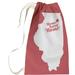 East Urban Home Sweet Aurora Laundry Bag Fabric in Red/Gray | Small (29" H x 18" W) | Wayfair 9E7CD164070D4D8AAD44F33250CEC73B