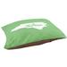 East Urban Home Durham North Carolina Indoor Dog Pillow Metal in Green | 7 H x 50 W x 40 D in | Wayfair 147453E12F284463BEC6FEC21DE2C742