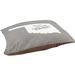 East Urban Home Sweet Home Tulsa Indoor Dog Pillow Metal in Gray | 7 H x 50 W x 40 D in | Wayfair 4DC2A016B54F48AA862F792865D5A6E4