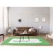 Green 108 x 0.4 in Area Rug - East Urban Home Pittsburgh Pennsylvania Poly Chenille Rug | 108 W x 0.4 D in | Wayfair