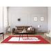 Red 96 x 0.4 in Area Rug - East Urban Home Sweet Allentown Poly Chenille Rug | 96 W x 0.4 D in | Wayfair 73AD58EB4FAC41B4BEB717ADAE46CC63