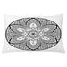 East Urban Home Ethnic Indoor/Outdoor Floral Lumbar Pillow Cover Polyester | 16 H x 26 W x 0.1 D in | Wayfair CFF32E0B095943968400E10C0C9550F5