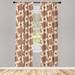 East Urban Home Paisley Semi-Sheer Rod Pocket Curtain Panels Polyester | 95 H in | Wayfair 790B0E9B23AE4F2D9CED713EFB755246