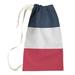 East Urban Home Tennessee Red Football Stripes Laundry Bag Fabric in Red/Gray | 29 H in | Wayfair 7729C87648BB4203A094216881A77EC1