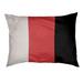East Urban Home Maryland Stripes Pillow Metal in Red/Black | 7 H x 50 W x 40 D in | Wayfair C4243437C70244D8BA179CFB7A2814B5