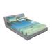 East Urban Home Surreal Sea Surrounded by Palm Tree Sheet set Microfiber/Polyester | Full/Double | Wayfair F5023DF0570C41E5AF638BA01AF3E7E4