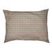 East Urban Home Festive Geometric Diamonds Outdoor Dog Pillow Polyester in Red/Green | 7 H x 28 W x 18 D in | Wayfair