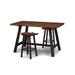 Copeland Furniture Modern Farmhouse Counter Height Farm Table Metal in Brown | 36 H x 60 W x 40 D in | Wayfair 6-FAR-4060-94
