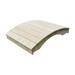 A&L Furniture Plank Garden Bridge, Wood in White | 10 H x 48 W x 36 D in | Wayfair 3004-WHITE