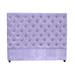 My Chic Nest Leigh Panel Headboard Upholstered/Velvet/Polyester/Cotton in Black | 65 H x 64 W x 5.9 D in | Wayfair 550-101-1140-Q