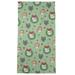 East Urban Home Festive Hol Cats Bath Towel Polyester in Green/White | 60 H x 30 W in | Wayfair E499E6F389EA41DB822450CF9A968F8D