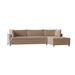 Brown Sectional - My Chic Nest Todd 113" Wide Right Hand Facing Sofa & Chaise | 32 H x 113 W x 70 D in | Wayfair FT827ASectional-108-1110