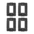 The Renovators Supply Inc. Switch Steel Single 1-Gang Rocker Wall Plate in Black | 5.25 H x 3.5 W x 0.19 D in | Wayfair 35683