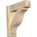 Ekena Millwork Funston Craftsman Outlooker Wood in Brown | 20 H x 6 W x 20 D in | Wayfair OUT06X20X20FST04RDF