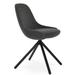 sohoConcept Gazel Metal Side Chair Upholstered/Metal/Fabric in Blue/Yellow | 33 H x 21 W x 22 D in | Wayfair GAZ-STI-GLD-005