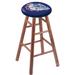 Holland Bar Stool NCAA 24" Bar Stool Wood/Plastic/Acrylic in Yellow | 24 H x 18 W x 18 D in | Wayfair RC24MSMedGonzga