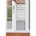 High Tech Pet Metal Sliding Glass Door Insert Pet Door for Dog & Cat in White | 96 H x 18 W x 1 D in | Wayfair AF1-STE-XL