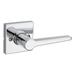 Kwikset Daylon Safelock Single Dummy Door Lever w/ Square Rosette in Gray | 2.56 H x 2.56 W in | Wayfair SL7000-DAL-SQT-26