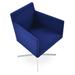 sohoConcept Harput 4 Star Dining Chair Upholstered/Fabric in Blue/Black | 30 H x 22 W x 22 D in | Wayfair HAR-4STR-BLK-014